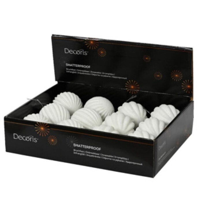 Kerstbal op draad foam 2assdia8cm - Afbeelding 2