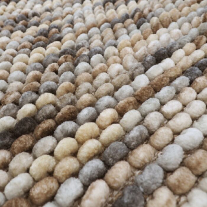 Toiletmat brown 60 x 60 cm caorle - Afbeelding 2