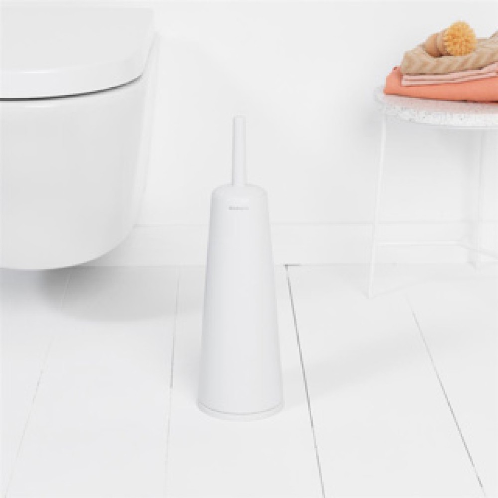 Brabantia toiletborstel ReNew met houder white - Afbeelding 3