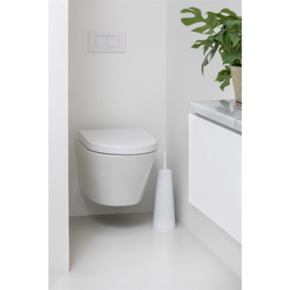 Brabantia toiletborstel ReNew met houder white - Afbeelding 5