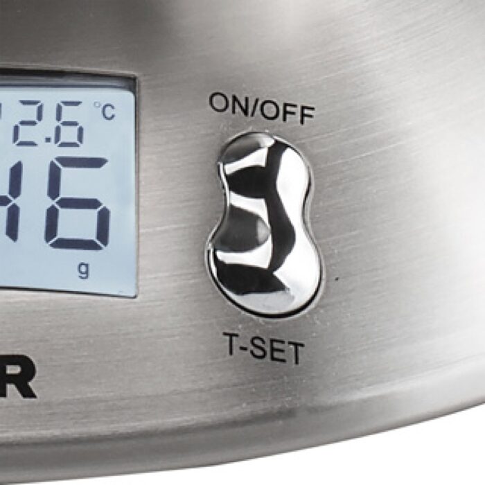 Tristar keukenweegschaal 5kg 2l met kom - Afbeelding 3