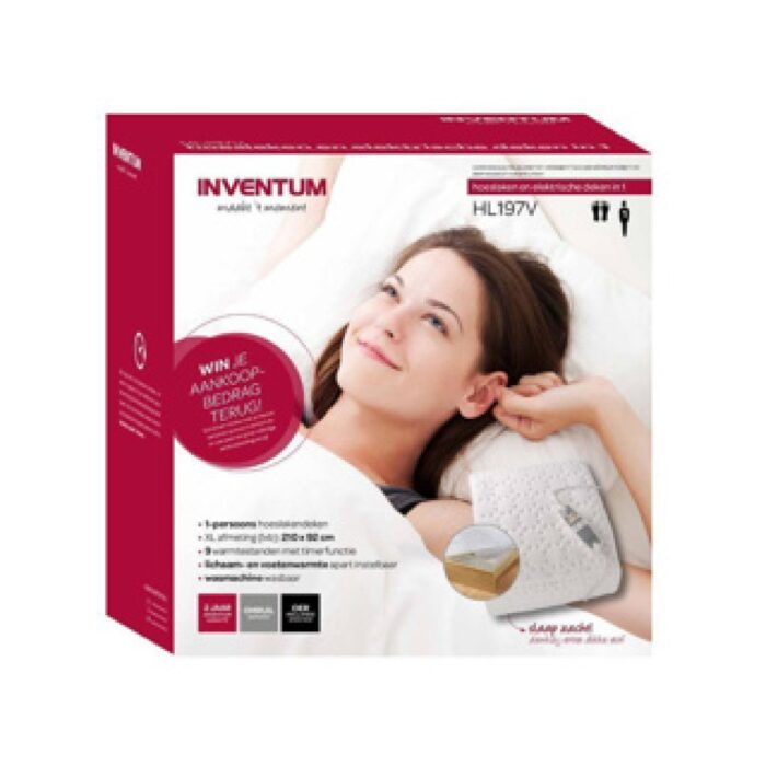 Inventum elektrische onderdeken HL197V 210 x 92cm  60W - Afbeelding 2