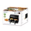 Emerio heteluchtfriteuse dubbel 2x3,6l af-130376.1