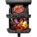 Hetelucht friteuse dubbel emerio af-133542
