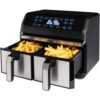 Inventum Hetelucht friteuse GF800HLD dubbel 2x 4L zwart 1700W