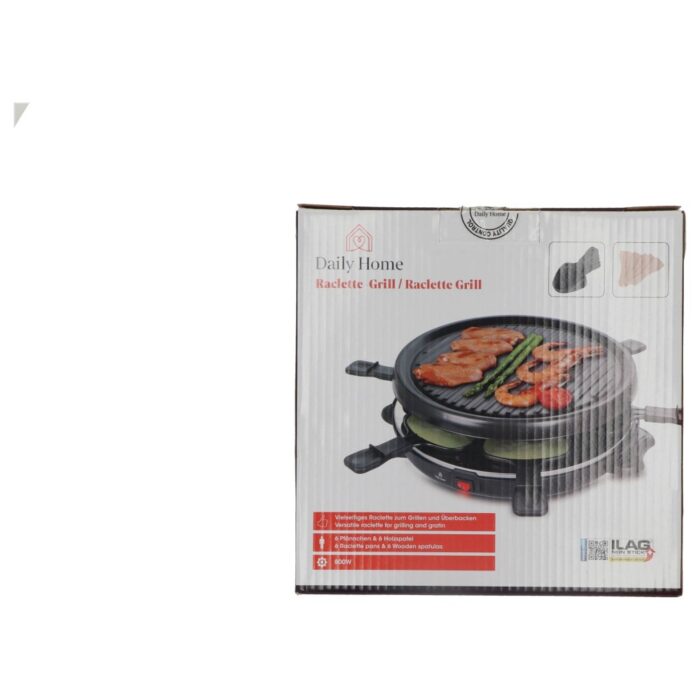 Daily home raclette grill 6 persoons