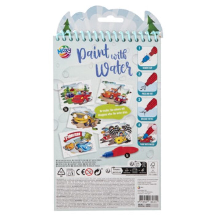 Schilderen met Water 5 Pagina's Inclusief Pen 2 As - Afbeelding 4