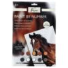 Schilderen op nummer paard