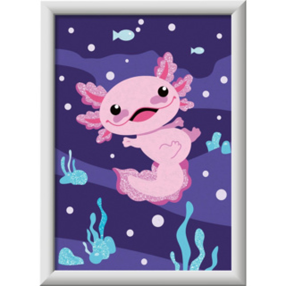 Ravensburger Creart axolotl schilderen op nummer - Afbeelding 2