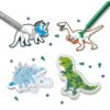 SES dino stickers maken