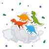 SES dino stickers maken
