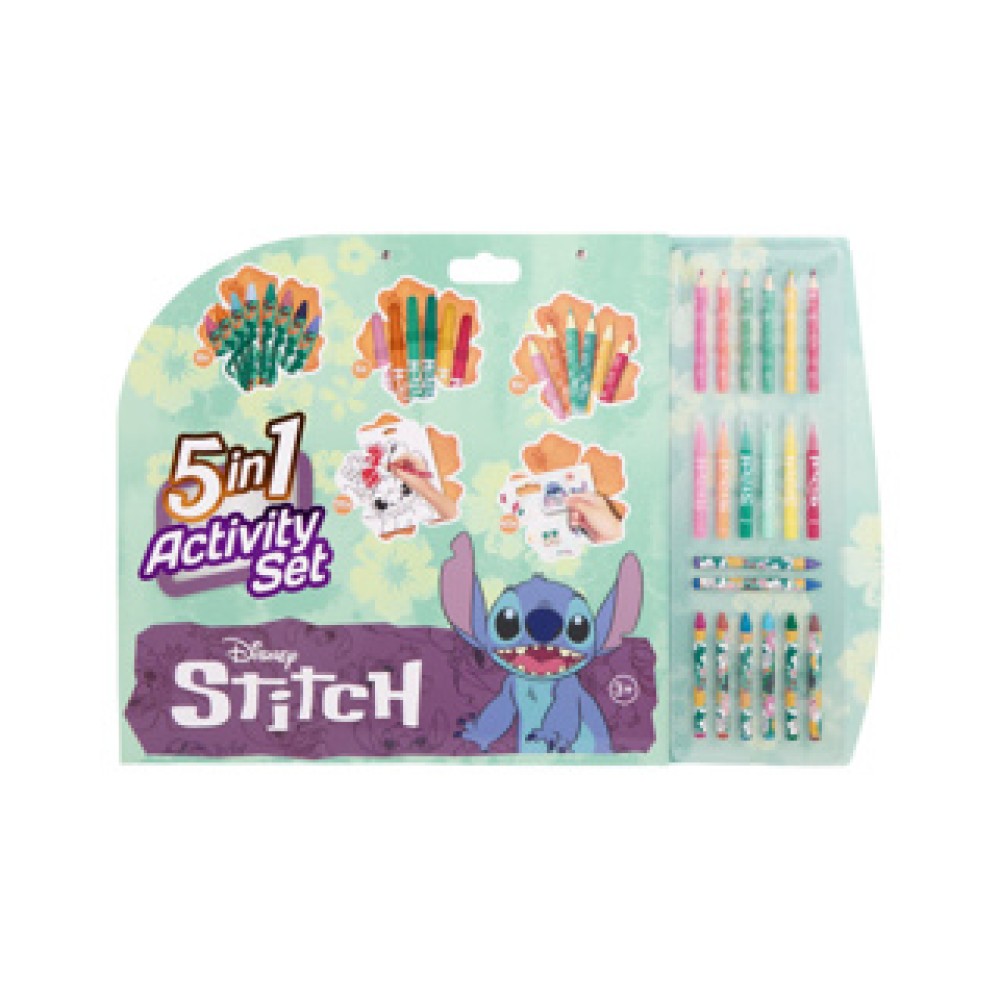 Stitch 5 In 1 Kleurboek Activiteiten Set - Afbeelding 4