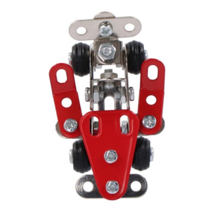 Constructieset voertuigen metaal 4 assorti - Afbeelding 3