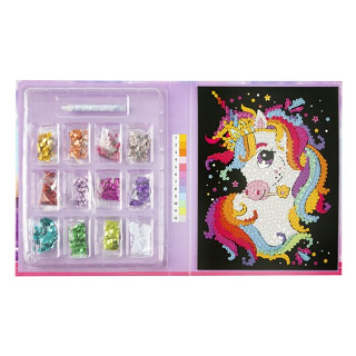 Sequin Art 20 x 25 cm 12 kleuren 2 assorti - Afbeelding 2