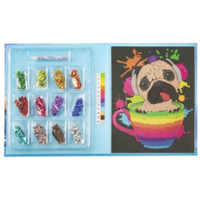 Sequin Art 20 x 25 cm 12 kleuren 2 assorti - Afbeelding 4