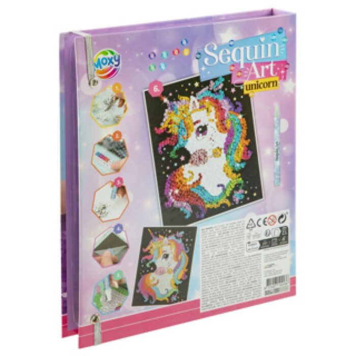 Sequin Art 20 x 25 cm 12 kleuren 2 assorti - Afbeelding 5