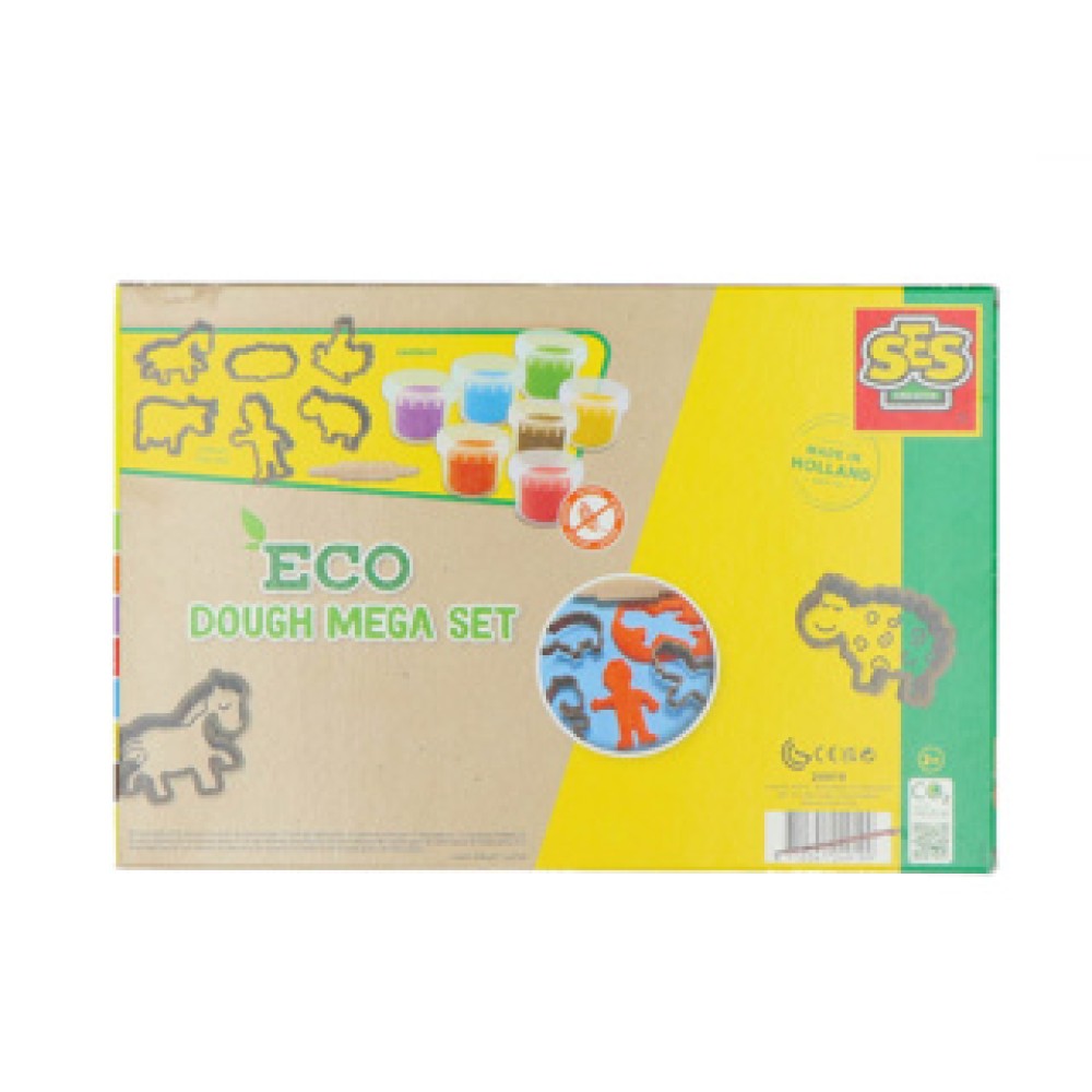 SES dino mega klei set compleet met uitsteekvormen - Afbeelding 2