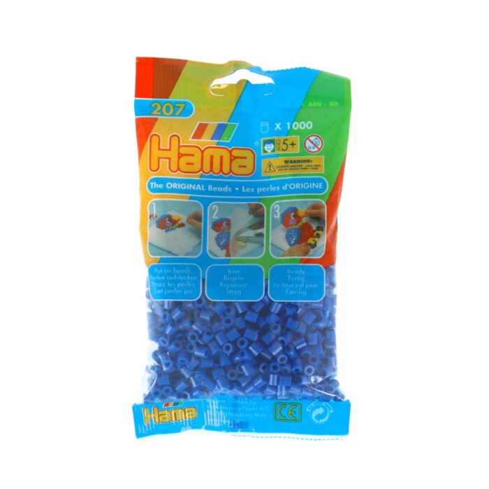 Hama Strijkkralen 1000 Stuks Donkerblauw