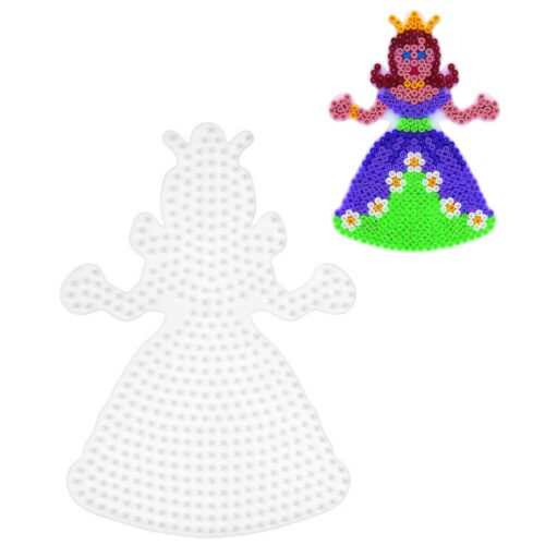 Hama Strijkkralen Grondplaat Prinses Wit