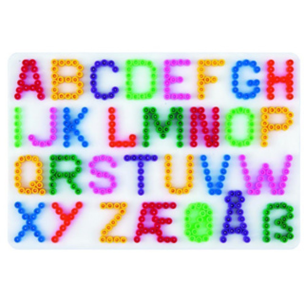 Hama Strijkkralen Grondplaat Letters Wit - Afbeelding 3