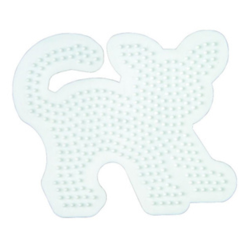 Hama Strijkkralen Grondplaat Kat Wit - Afbeelding 2