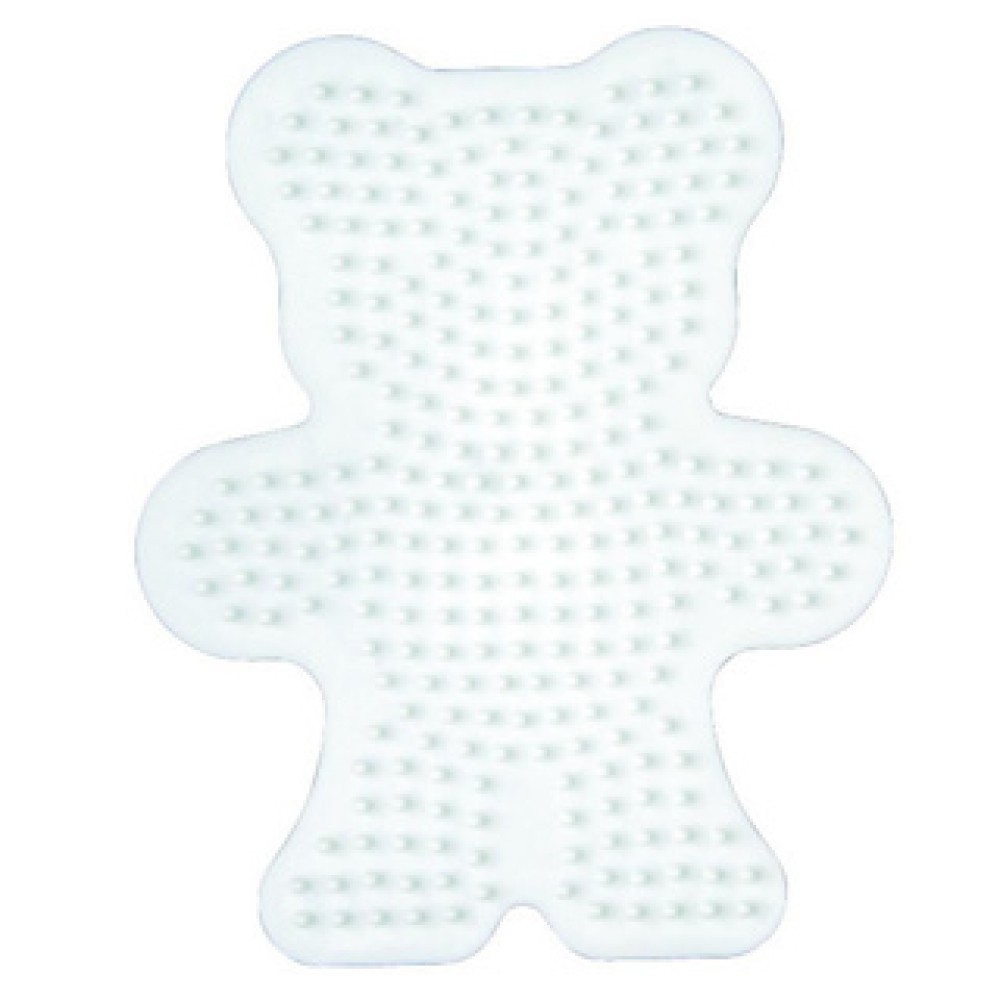 Hama Strijkkralen Grondplaat Beer Wit - Afbeelding 2