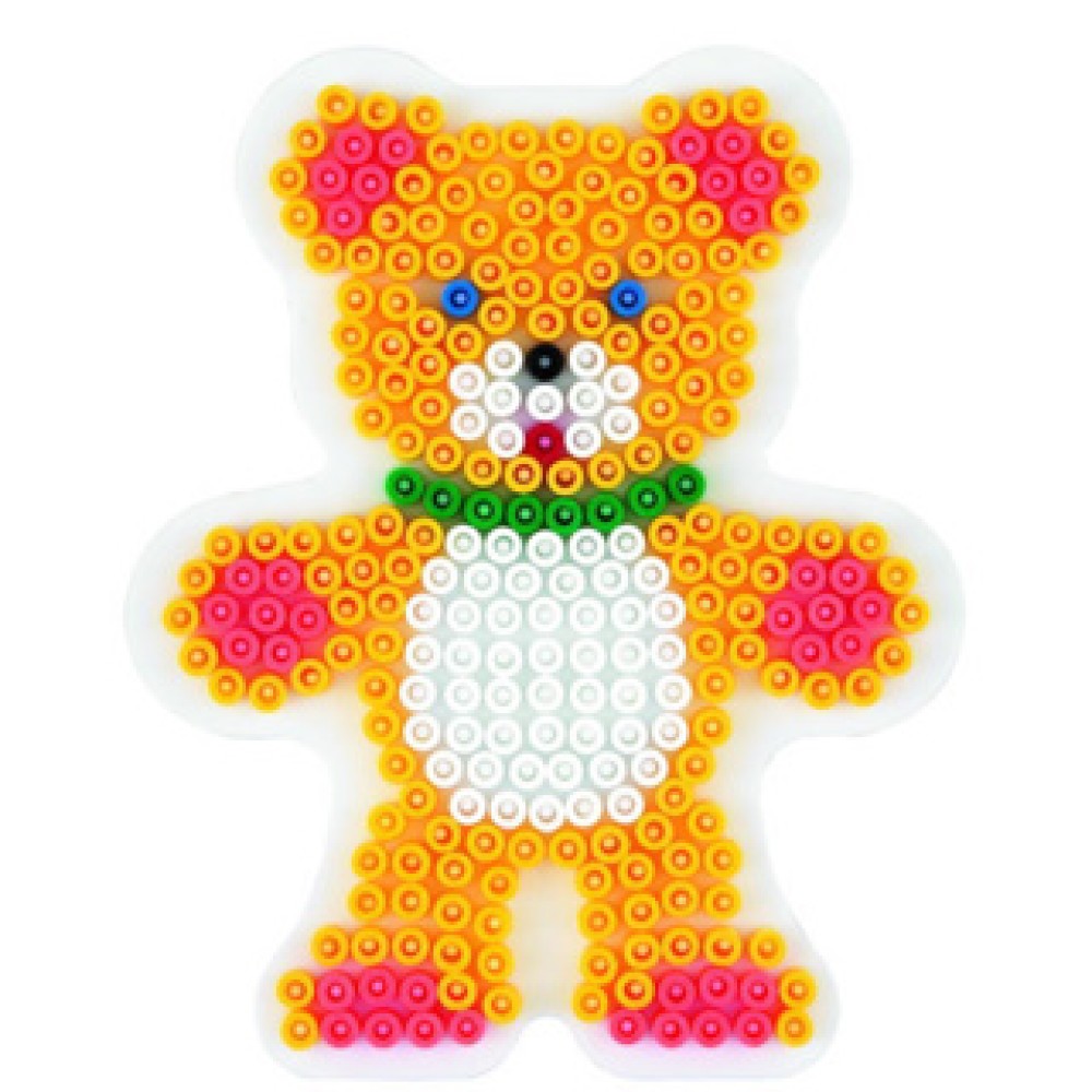 Hama Strijkkralen Grondplaat Beer Wit - Afbeelding 3