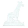 Hama Strijkkralen Grondplaat Giraffe Wit