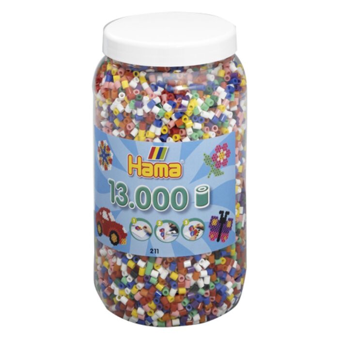 Hama Strijkkralen Ton Met 13000 Stuks Primair