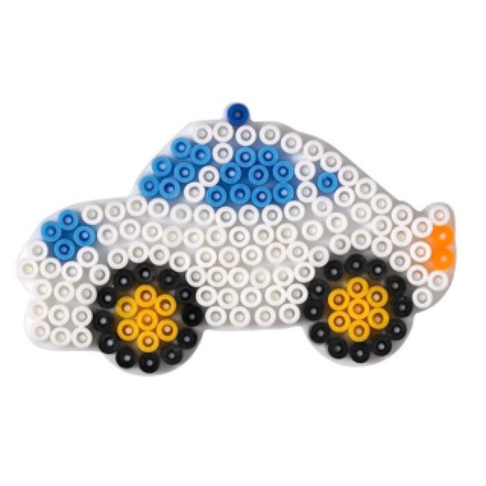 Hama Strijkkralen Grondplaat Auto Wit - Afbeelding 3