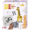 Hama strijkkralen 2500 stuks 3D safari