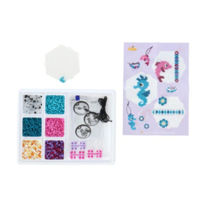 Hama strijkkralen 2400 stuks sieradenset paars - Afbeelding 5