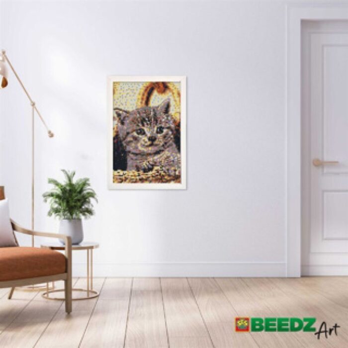 SES BEEDZ ART: Strijkkralen Poes - Afbeelding 4