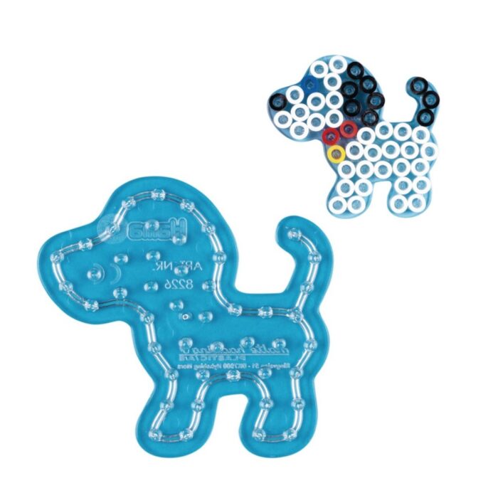 Hama Maxi Strijkkralen Grondplaat Hond Transparant