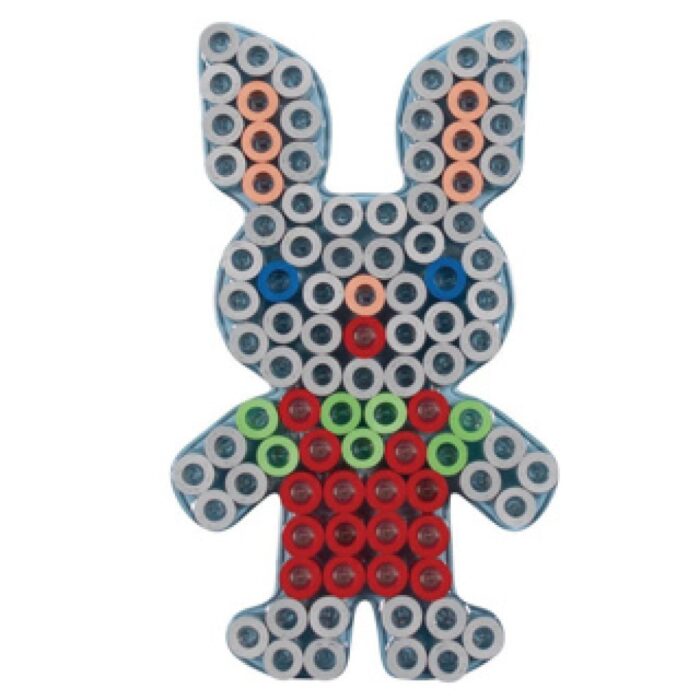 Hama Maxi Strijkkralen Grondplaat Konijn Tranparant - Afbeelding 3