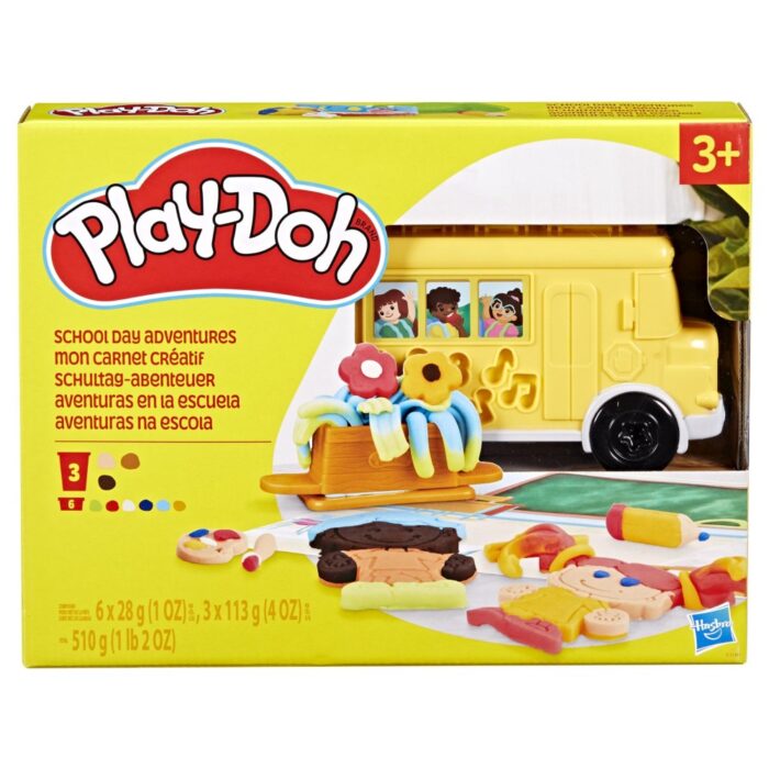 playdoh een dag school speelset