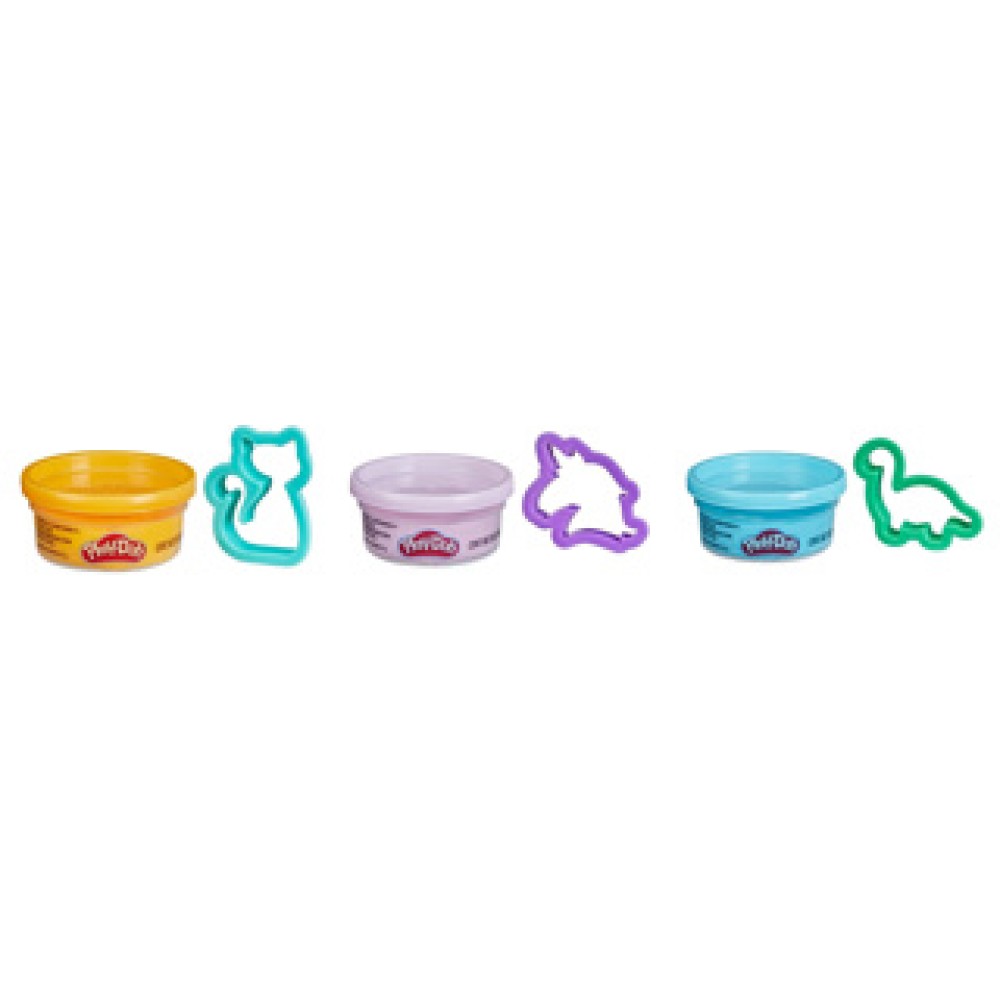 Playdoh pocket potjes en vorm assorti - Afbeelding 2