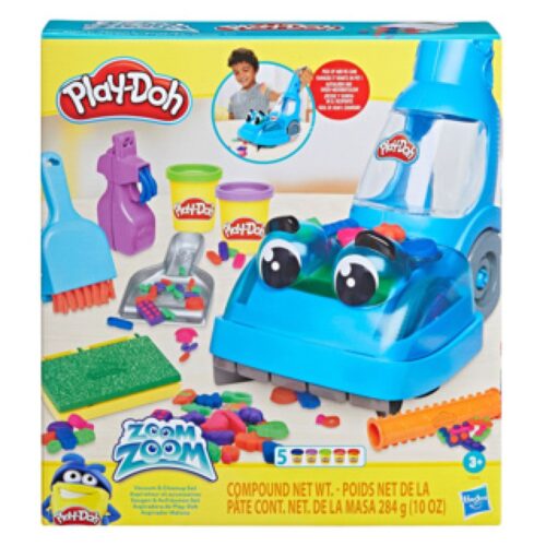 Play-Doh Zoom Zoom vacuüm en schoonmaak set