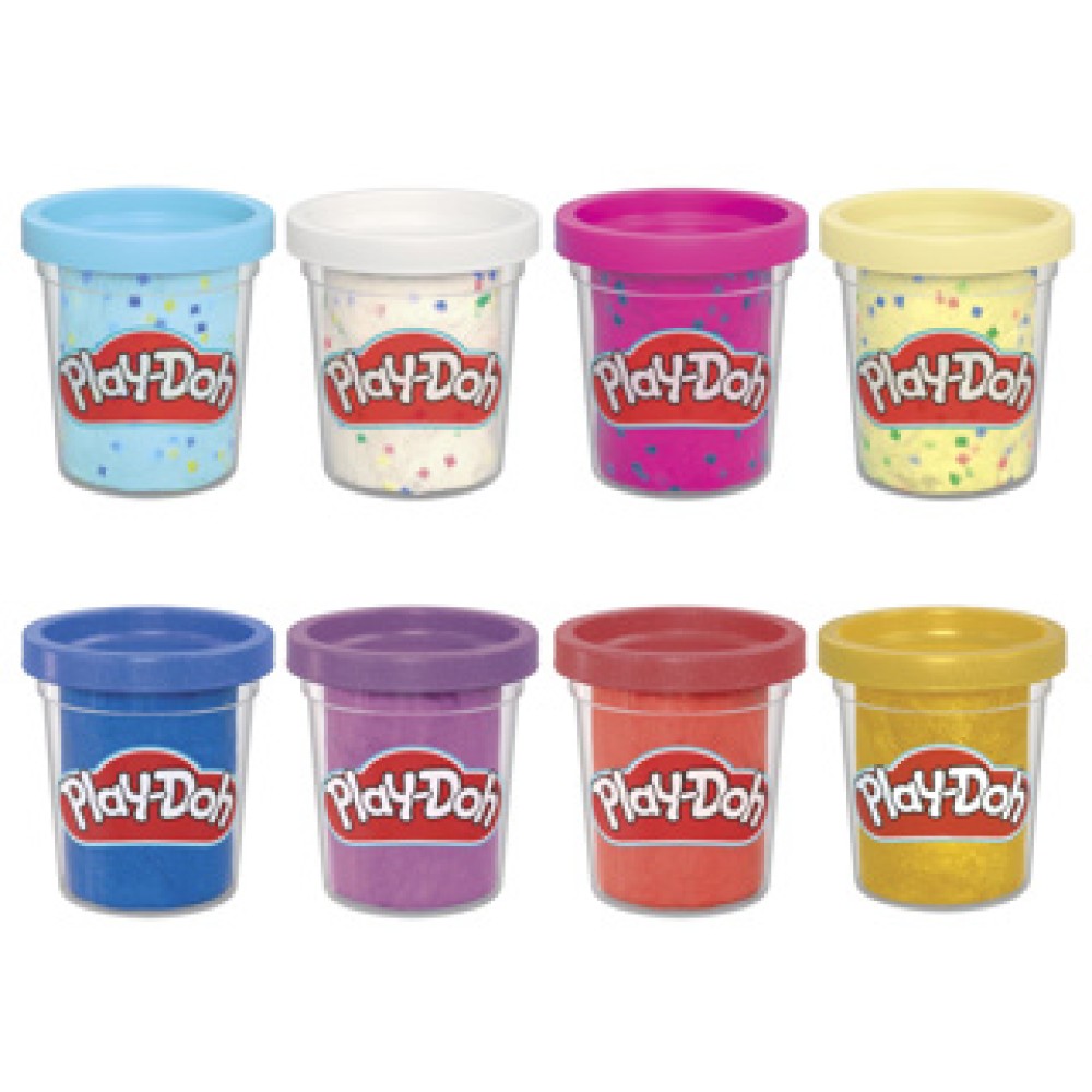 Playdoh 4-pack speciale kleuren asst new - Afbeelding 2