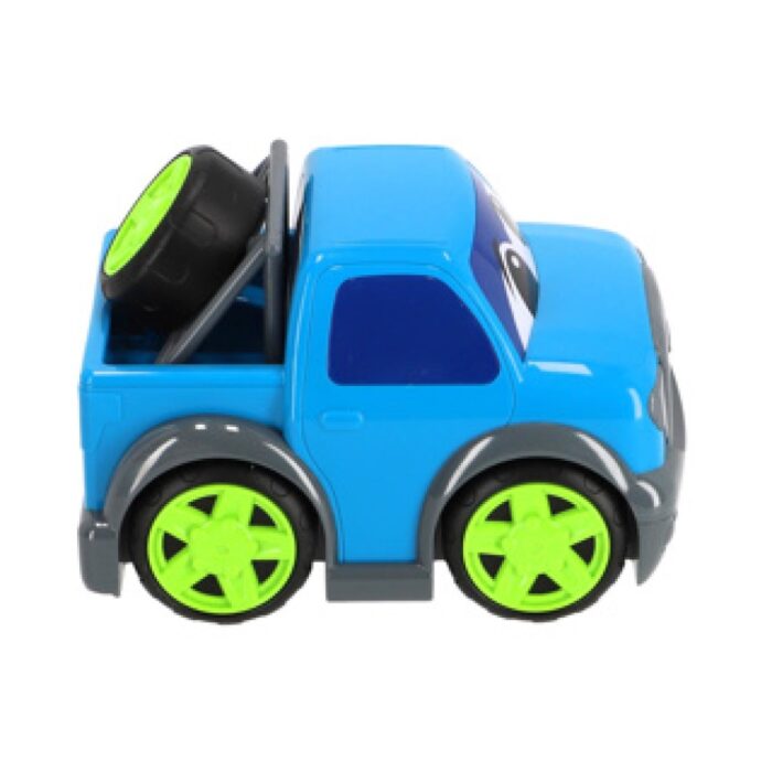 KiddyGo auto pick up truck 19 cm met licht en geluid blauw - Afbeelding 3