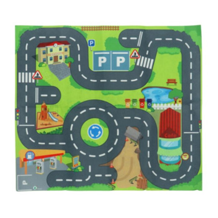 Kiddy Go speelmat met 3 auto's pre school - Afbeelding 3