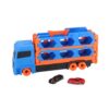 Pop-up auto transporter met 2 metal auto's