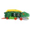 Transporter carrycase dino met 2 diecast auto's