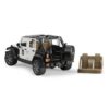 Bruder Auto Jeep Politie Wrangler Rubicon  Unlimited Licht En Geluid
