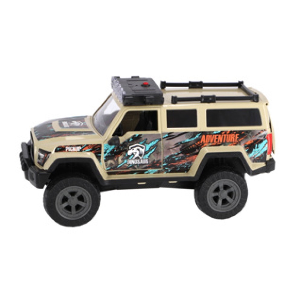 Dinobase Auto terreinwagen met dino en licht en geluid - Afbeelding 3