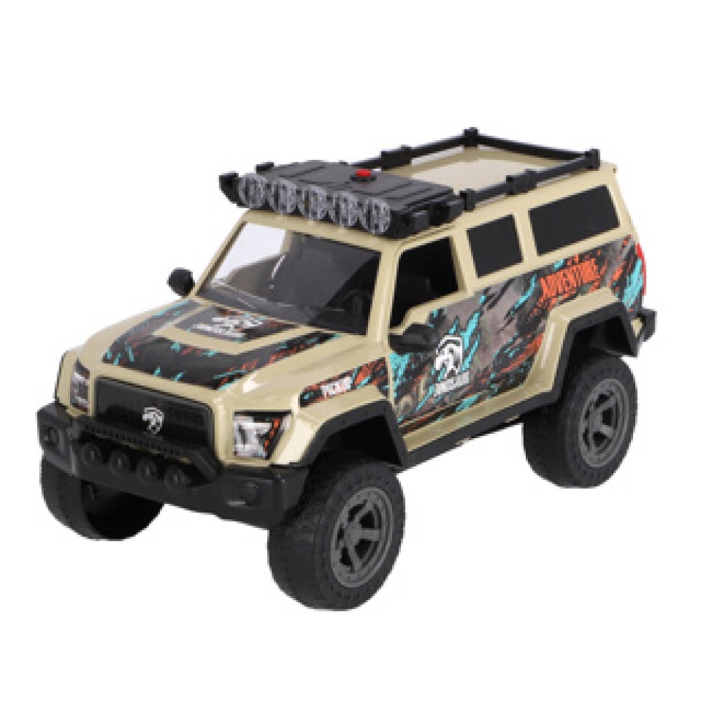 Dinobase Auto terreinwagen met dino en licht en geluid - Afbeelding 4