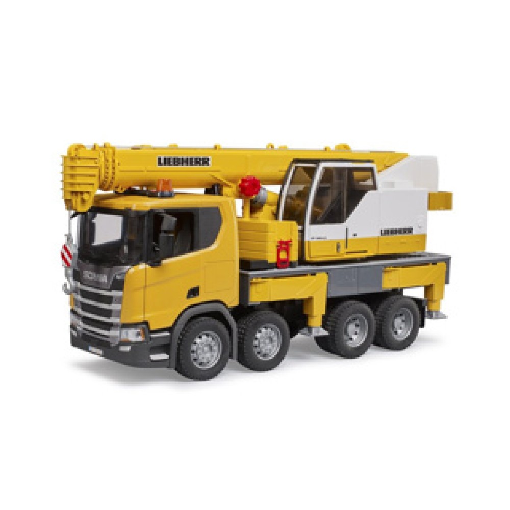 Vrachtwagen Scania 560R Liebherr kraan met truck - Afbeelding 4