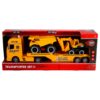 Rapid Wheels Autotransporter bouwvoertuigen met licht en geluid en frictie