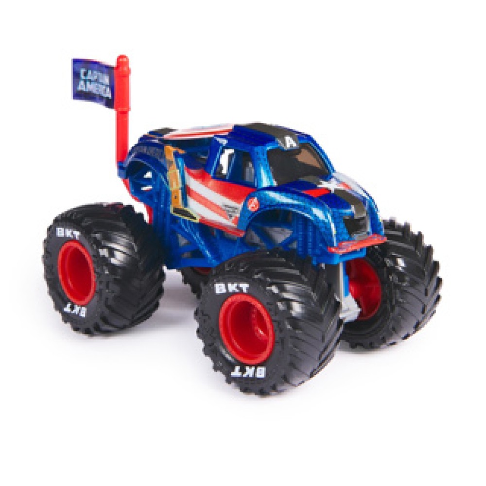 Monster Jam 1:64 1 pack Marvel (Ass) - Afbeelding 2