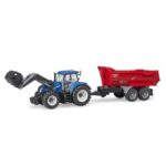 Bruder Tractor New Holland T7.315 Met Frontlader